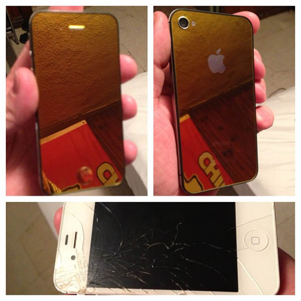 iPhone Screen Repair and KC Chiefs Custom Case