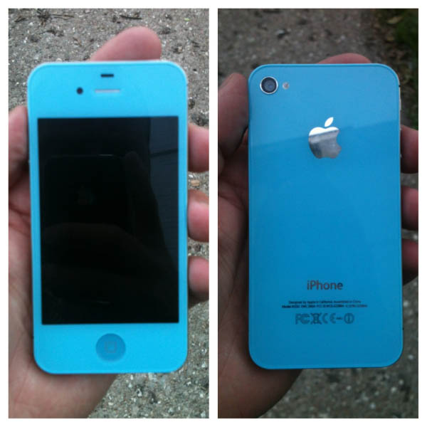 Baby Blue Custom iPhone Case