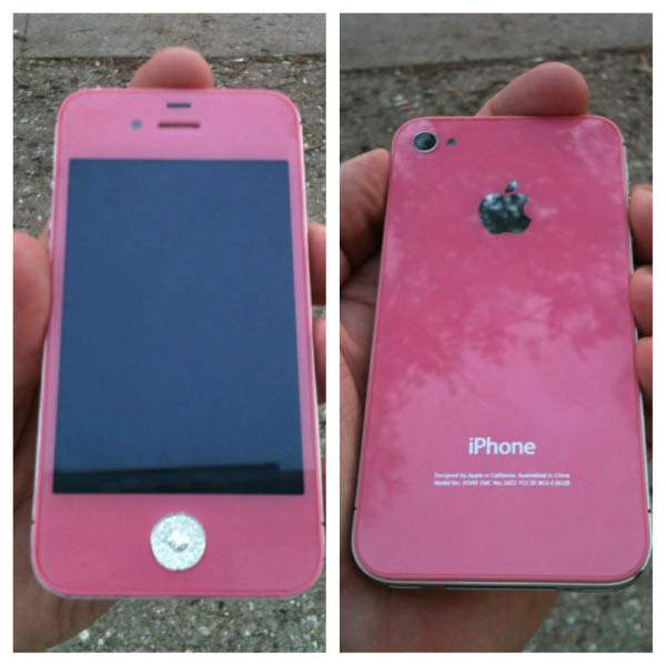 Custom Pink iPhone Case
