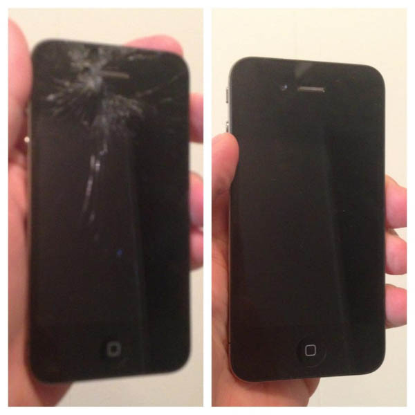 Black iPhone 4s Screen Repair